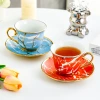 فنجان القهوة الفخارية الفاخرة والمذهلة من فنجان القهوة المتصدع في بنوم بنه Specification image